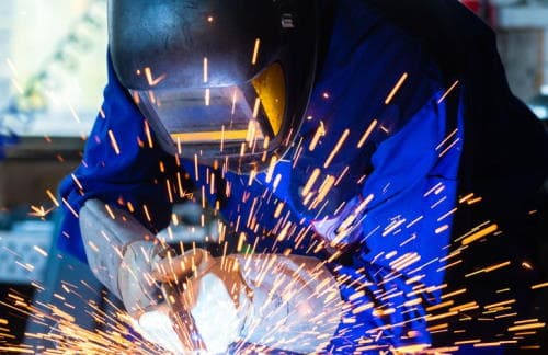 Fabrication and welding is a speciality of our garage and workshop Becra Auto Care carrying out welding for a customer